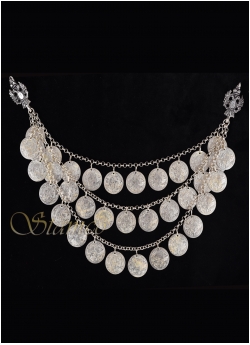 Traditional Silver Coin Necklace