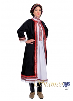 Folklore Costume of Karpathos Island Embroidered 