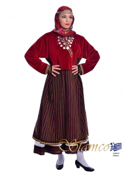 Folklore greek costume Orini Serres Woman