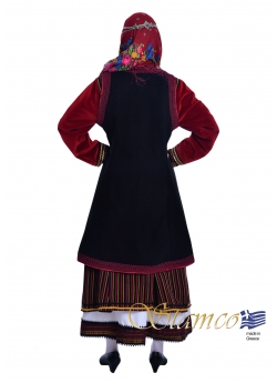 Folklore greek costume Orini Serres Woman