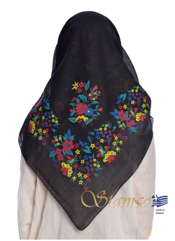 Folklore Traditional Cotton Scarf of Dodecanese Island