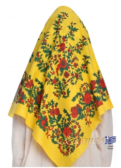 Folklore Traditional Cotton Scarf of Petrota - Thrace