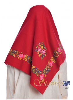 Folklore Traditional Cotton Scarf of East Romelia - Thrace