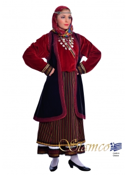 Folklore greek costume Orini Serres Woman