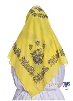 Folklore Traditional Cotton Scarf of Salamina and Nafpaktos