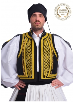 Folklore Evzonas Gold-Black Embroidered Costume