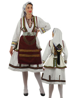 Folklore Florina Woman Costume