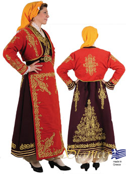 Folklore Kapadokia Embroidery Costume