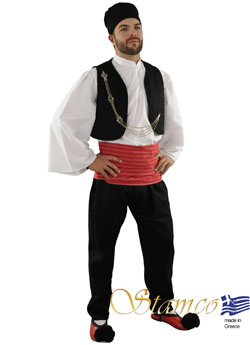 Folklore Vlach Red Sash Costume