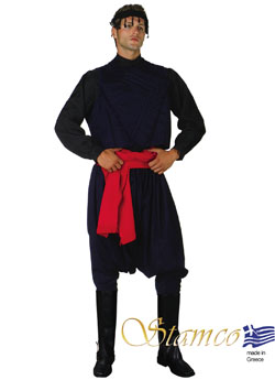 Folklore Crete Man With Vest Costume