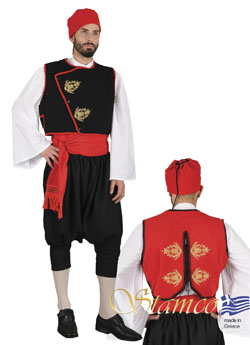 Folklore Cyclades With Embroidery Costume