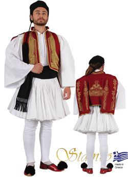 Folklore Fustanela Metsovo Costume