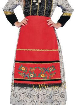 Folklore Embroidered Apron