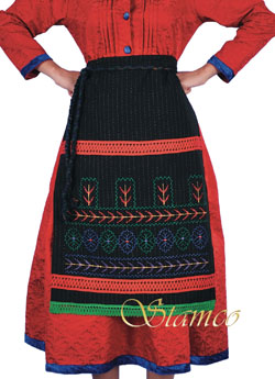 Folklore Embroidered Apron