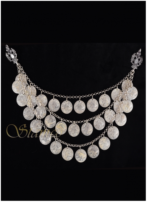 Traditional Silver Coin Necklace