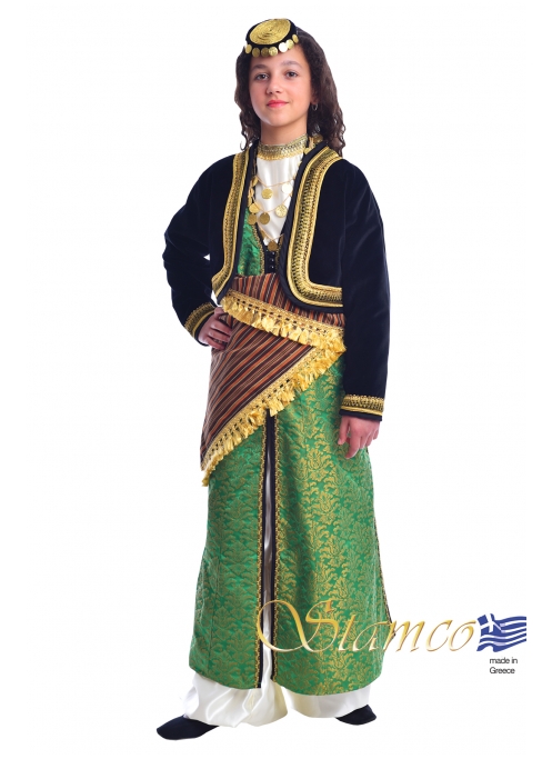 Folklore Pontian Girl with Vest Costume