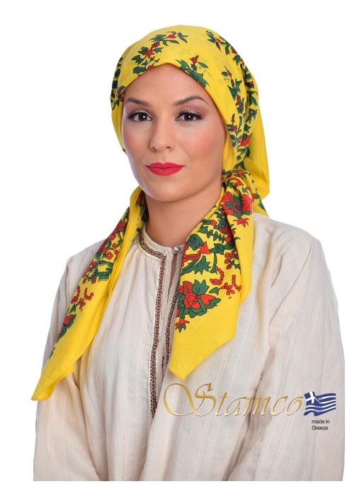 Folklore Traditional Cotton Scarf of Petrota - Thrace