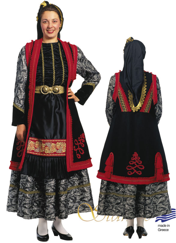 Folklore Epirus Zitsa Woman Costume
