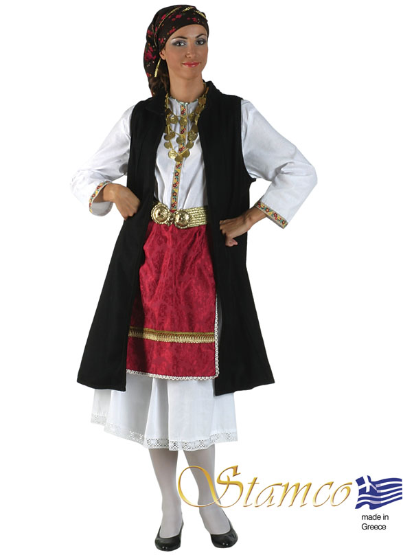 Folklore Epirus Black Vest Costume