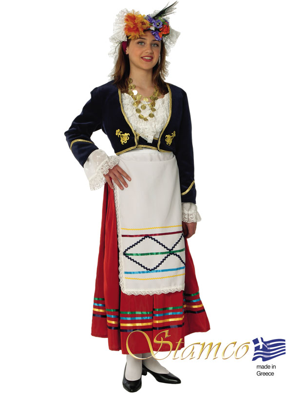 Folklore Corfu Girl Costume