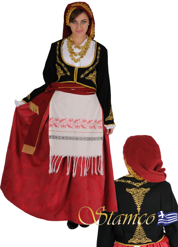 Folklore Crete Woman Costume